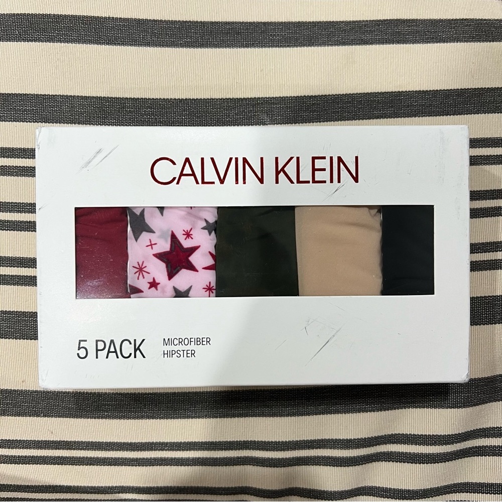 Calvin Klein Assorted 5-Pack Hipster Panties